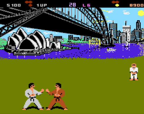 Atari XE/XL:Altirra:World Karate Championship (a.k.a. International Karate):Epyx, Inc.:System 3 Software Ltd.:1986: