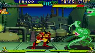 Sega Saturn SSF Marvel Super Heroes vs Street Fighter