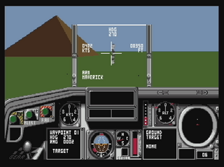 Amiga WinUAE Strike Aces aka Fighter Bomber