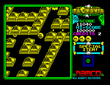ZX Spectrum ZxMak2 Pacmania