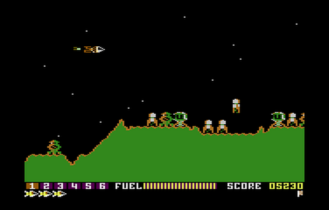 Atari 5200 Altirra Scramble