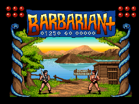 Amiga WinUAE Barbarian Plus Game
