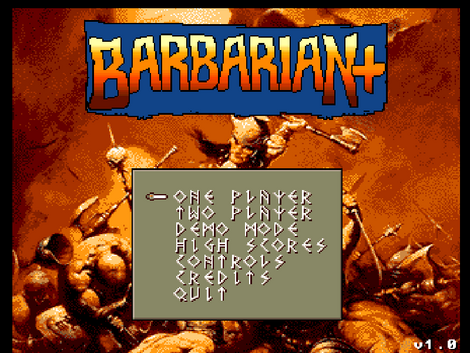 Amiga WinUAE Barbarian Plus