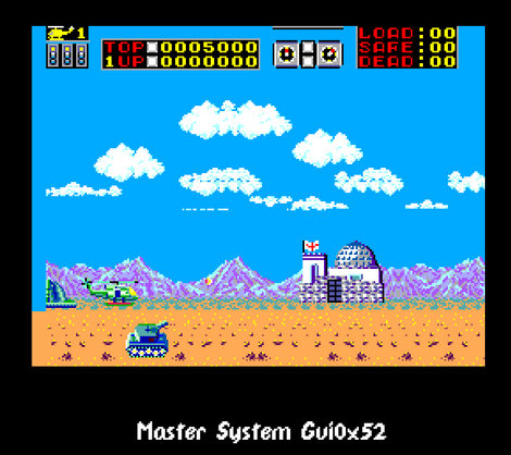 Sega Master System GUI0x52 Choplifter