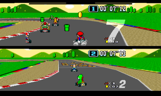 Super Nintendo Snes bSnesHD8 Super Mario Kart