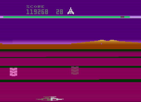 Atari 2600 VCS Stella Buck Rogers Planet of Zoom