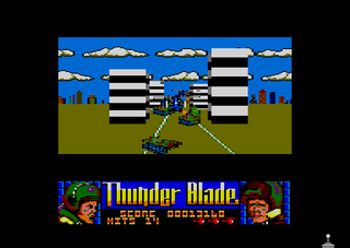 Amstrad CPC Caprice Forever Thunder Blade