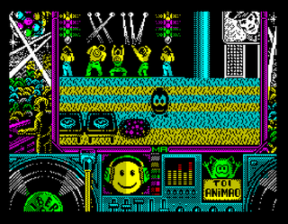 ZX Spectrum - ZEsarUX - Toi Acid Game