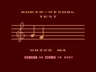 Atari Altirra Audio-Visual Test