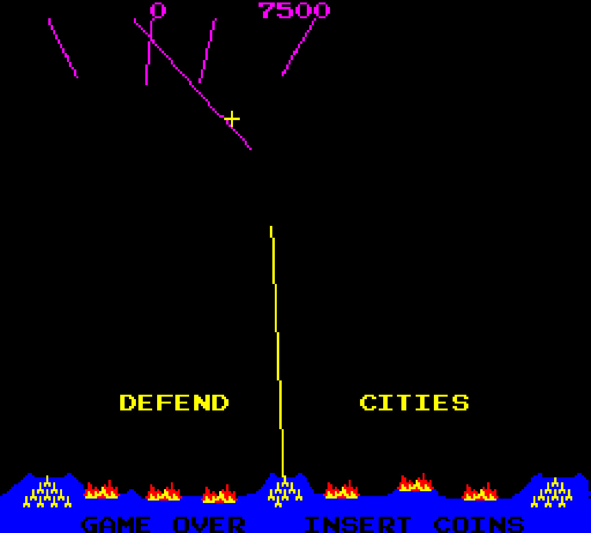 Arcade DSP Missile Command 