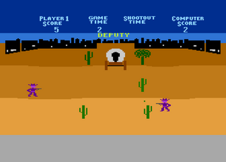 Atari XE Altirra Gunfight