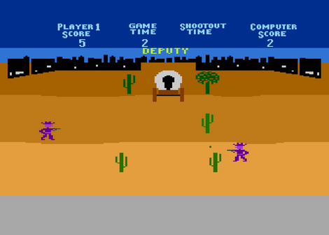 Atari XE Altirra Gunfight