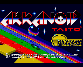 Amiga GameBase Arkanoid Discovery_Software_International 1987