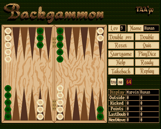 Amiga GameBase Backgammon Magic_Soft 1991