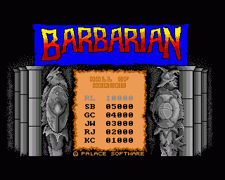 Amiga GameBase Barbarian_-_The_Ultimate_Warrior Palace 1988