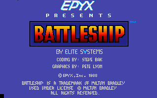 Amiga GameBase Battleship Epyx 1988