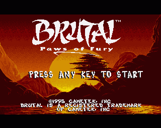 Amiga GameBase Brutal_-_Paws_of_Fury Gametek 1995
