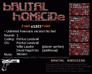 Amiga GameBase Brutal_Homicide Rocten_Interactive 1997