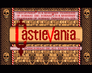 Amiga GameBase Castlevania Konami 1990