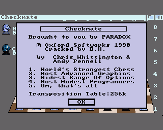 Amiga GameBase Checkmate Interplay 1990