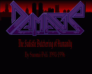 Amiga GameBase Damage_-_The_Sadistic_Butchering_of_Humanity Suomi-Peli 1996