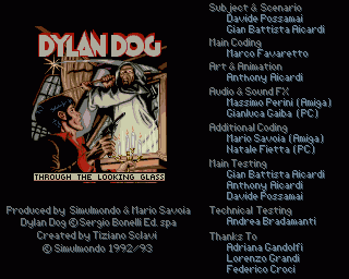 Amiga GameBase Dylan_Dog_-_Through_the_Looking_Glass_/_Attraverso_lo_Specchio Simulmondo 1993