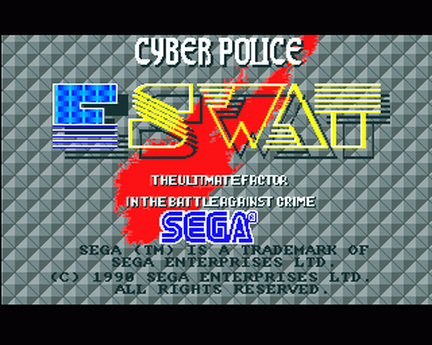 Amiga GameBase ESWAT_-_Cyber_Police Sega_-_U.S._Gold 1991