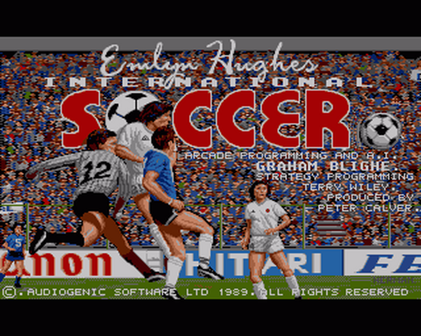 Amiga GameBase Emlyn_Hughes_International_Soccer Audiogenic 1990