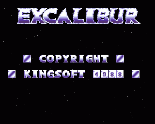 Amiga GameBase Excalibur Kingsoft 1988
