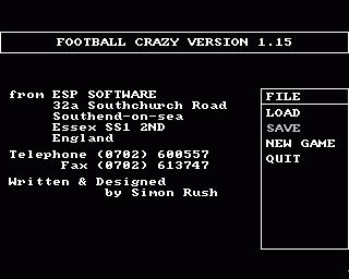 Amiga GameBase Football_Crazy ESP 1990