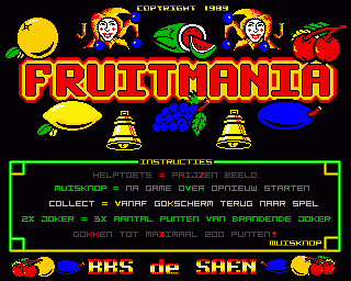 Amiga GameBase Fruitmania BBS_de_Saen 1989