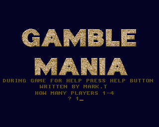 Amiga GameBase Gamble_Mania F1_Software 1996