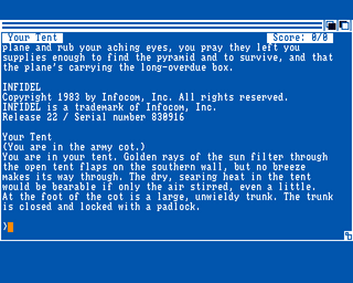 Amiga GameBase Infidel Infocom 1986