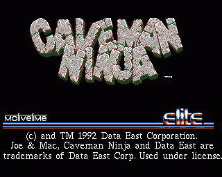 Amiga GameBase Joe_&_Mac_-_Caveman_Ninja Elite 1993