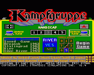 Amiga GameBase Kampfgruppe SSI 1987