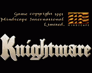Amiga GameBase Knightmare Mindscape 1991