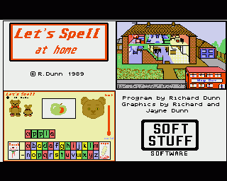 Amiga GameBase Let's_Spell_at_Home Soft_Stuff 1990