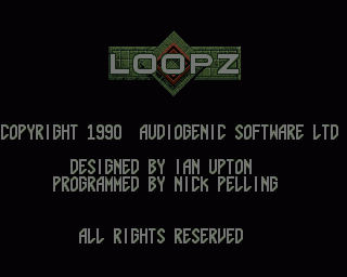 Amiga GameBase Loopz Audiogenic 1990