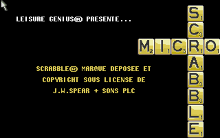 Amiga GameBase Micro_Scrabble Leisure_Genius 1988