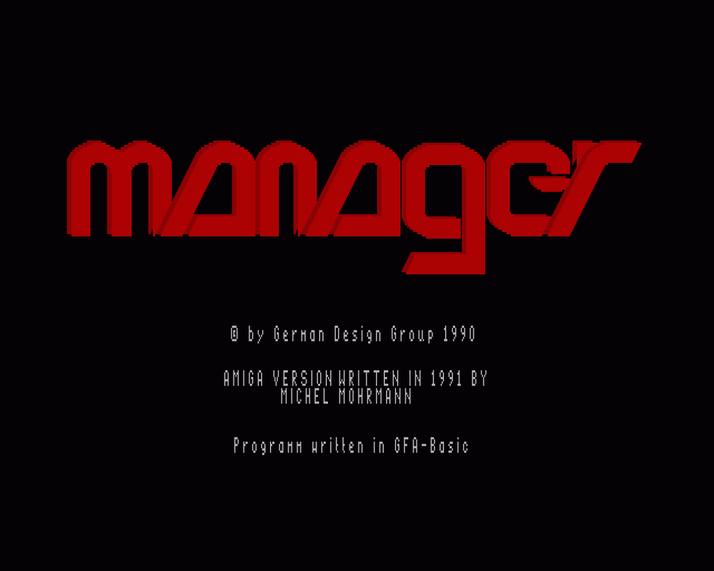 Amiga GameBase Manager German_Design_Group 1991