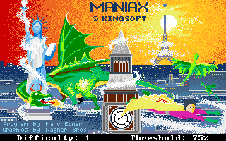 Amiga GameBase Maniax Kingsoft 1989