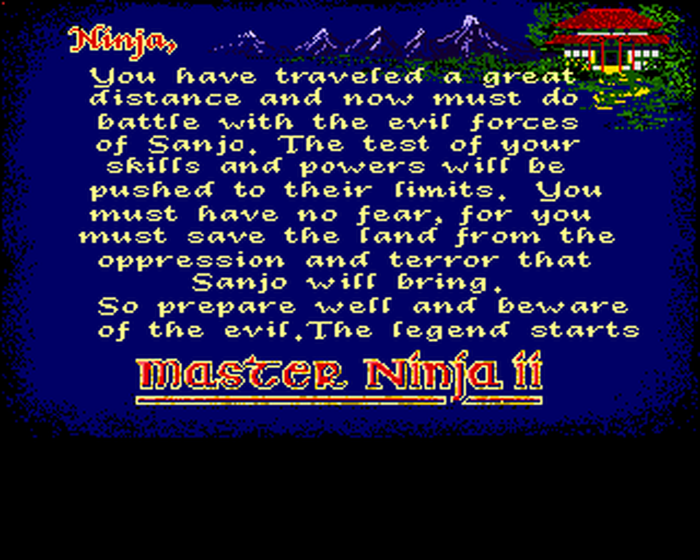 Amiga GameBase Master_Ninja_-_Shadow_Warrior_of_Death Paragon 1988