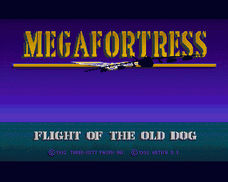 Amiga GameBase Megafortress_-_Flight_of_the_Old_Dog Three-Sixty_-_Mindscape 1992