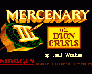 Amiga GameBase Mercenary_III_-_The_Dion_Crisis Novagen 1992