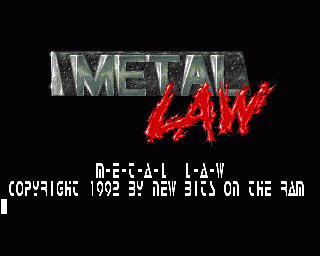 Amiga GameBase Metal_Law New_Bits_on_the_RAM 1992