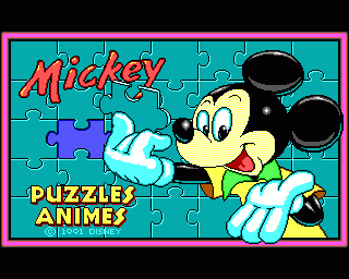 Amiga GameBase Mickey_-_Puzzles_Animes Disney_-_Infogrames 1991