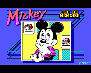 Amiga GameBase Mickey_Jeu_de_Memoire Disney_-_Infogrames 1993