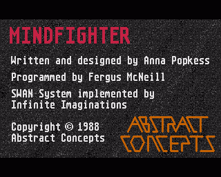 Amiga GameBase Mindfighter Activision 1988