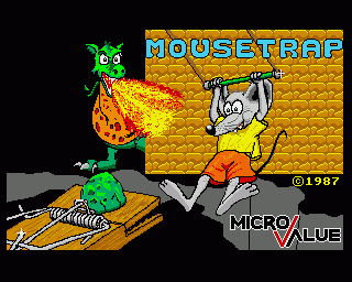 Amiga GameBase Mousetrap MicroValue 1987