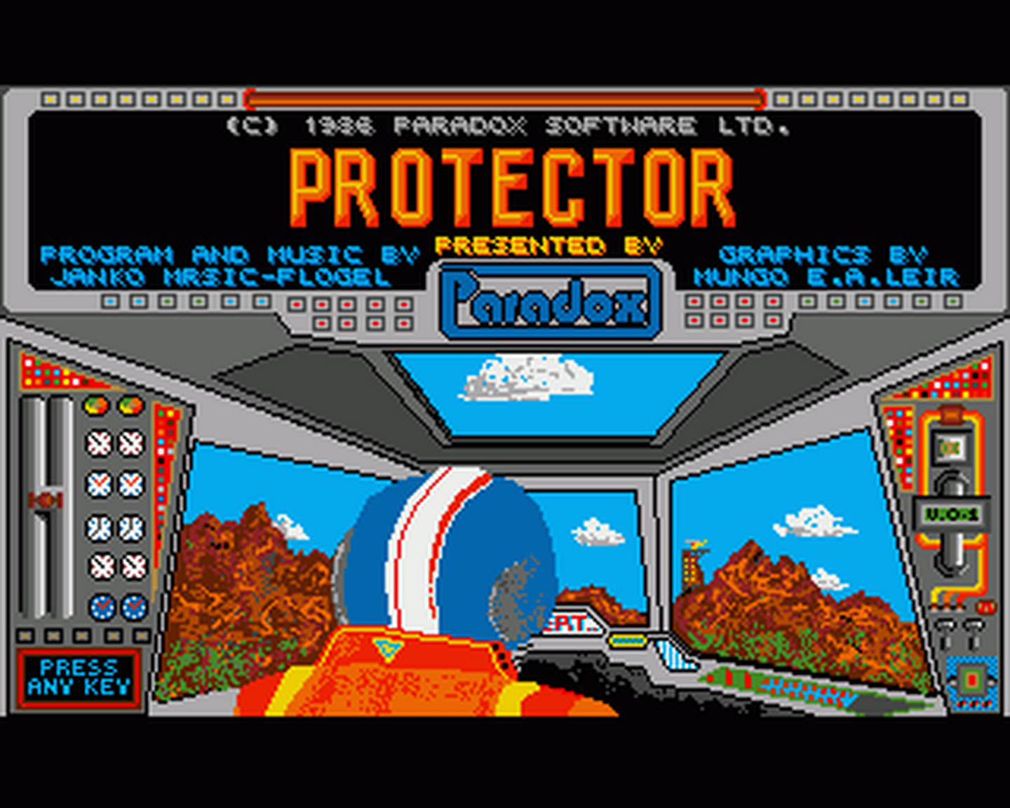 Amiga GameBase Protector Paradox 1986